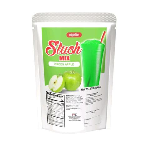 Green Apple Slush Mix Powder Slurpee 1 Kg Lazada Ph