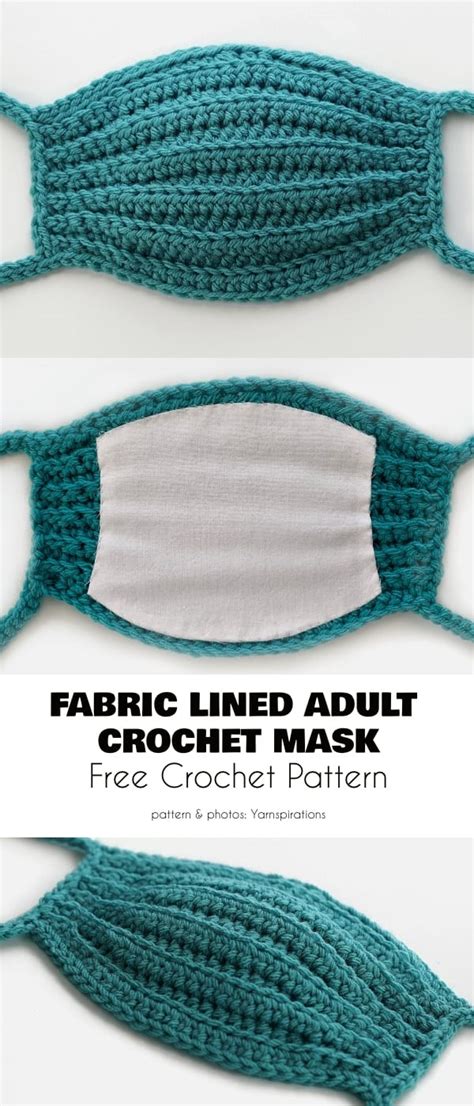 Theres no proof that a crocheted mask can prevent disease transmission. Solid Crochet Face Masks Free Patterns and Tutorials