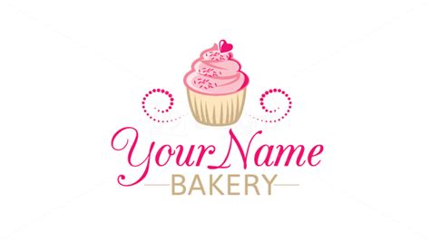 Beautiful Cupcake Logo Logo Baking Logo Design Cake Logo Design