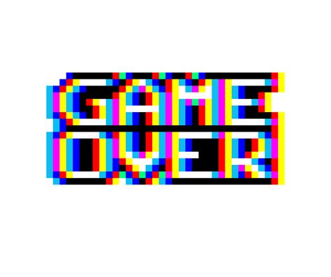 Game Over Pixel Art