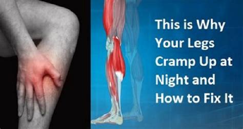 Why Your Legs Cramp Up At Night And How To Fix It