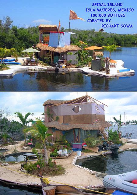 Guy Uses 100000 Plastic Bottles To Create Own Private Island Techeblog
