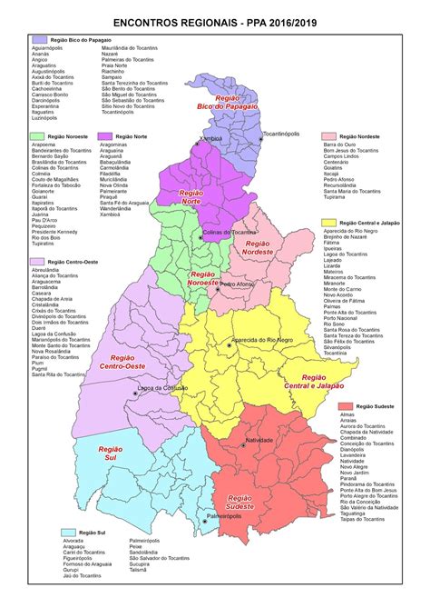 Mapas Do Estado Do Tocantins