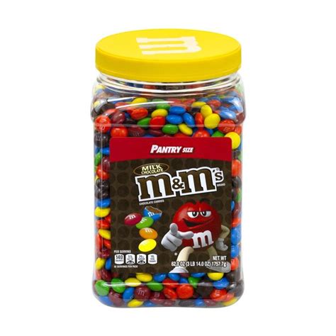 Mandms Mandms Milk Chocolate Candies Jar 62 Oz In The Snacks And Candy