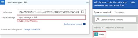 But there is no direct connector available in azure logic apps to connect with azure data factory. Connect to SAP systems - Azure Logic Apps | Microsoft Docs