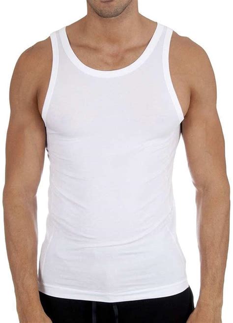 Pack Of 3 And 6 Mens 100 Finest Cotton Summer Weight Singlet Vests