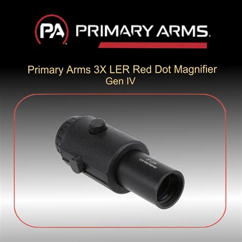 Primary Arms 3x Ler Red Dot Magnifier Gen Iv 蝦皮購物