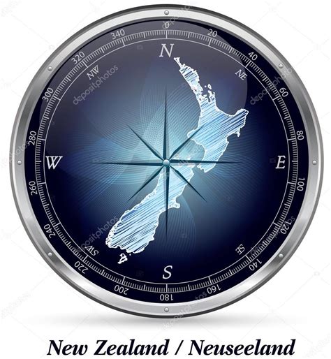 Map Of New Zealand With Borders — Stock Vector © Artalis 52940401