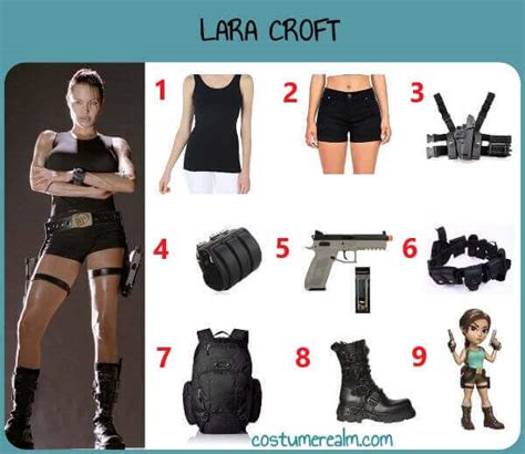 How To Dress Like Lara Croft Costume Guide Tomb Raider Lara Croft