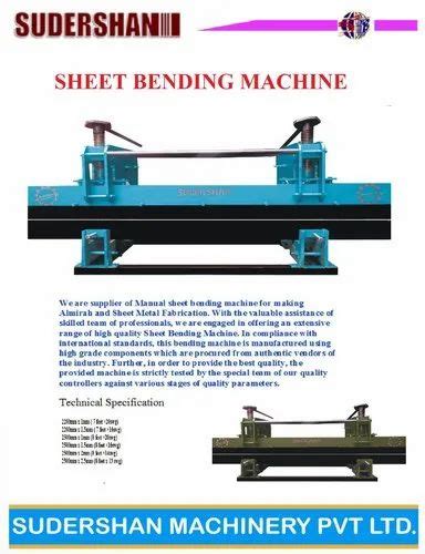 Mannual Steel Sheet Bending Machine Automation Grade Manual At Best