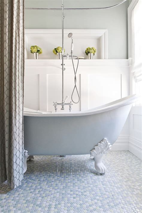 Penny tiles are perfect to highlight shower's area (building designs). 20 Inspirations That Bring Home the Beauty of Penny Tiles