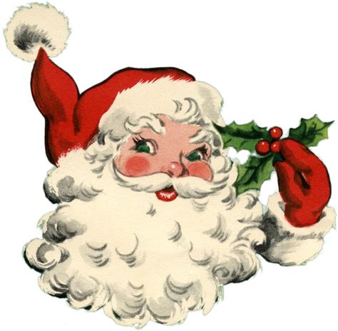 11 Free Vintage Santa Clipart The Graphics Fairy