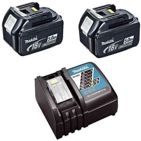 Buy Makita Bl Genuine V Li Ion Ah Battery Twin Pack Dc Rc Charger Kit Online At