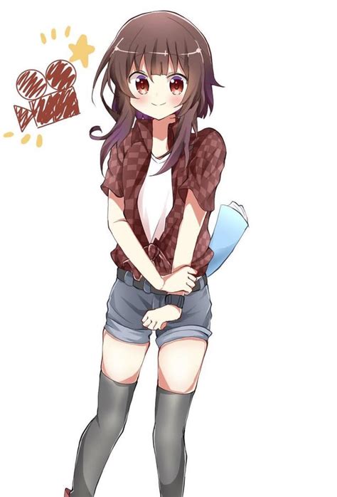 Megumin Wearing A Cute Outfit R Megumin
