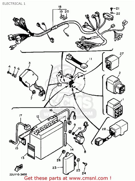 Follow the stock wires, and delete any that don't do what you need. Yamaha Xv500k Virago 1983 Electrical 1 - schematic partsfiche