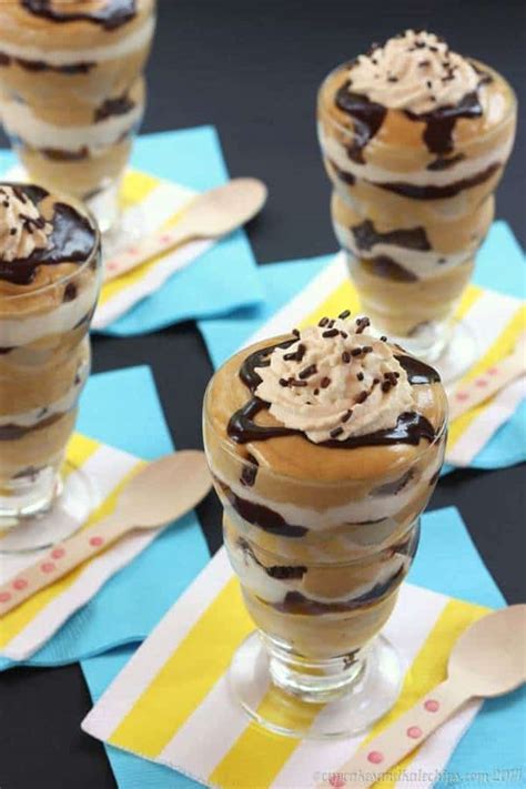 Lightly beat the egg yolks with a fork, then stir into the chocolate to create a glossy, thick sauce. Brownie Peanut Butter Mousse Parfaits - Cupcakes & Kale Chips