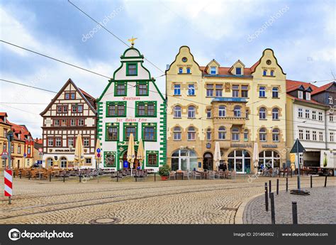ˈɛʁfʊʁt) is the capital and largest city in the state of thuringia, central germany. Erfurt Germany Circa March 2018 City Scape Erfurt Town ...