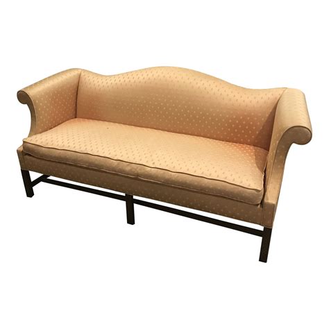 Southwood Furniture Co Chippendale Camelback Mahogany Sofa Chairish