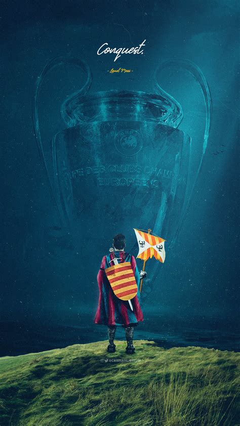 Fc Barcelona Uefa Champions League Lockscreen 1080x1920 Wallpaper