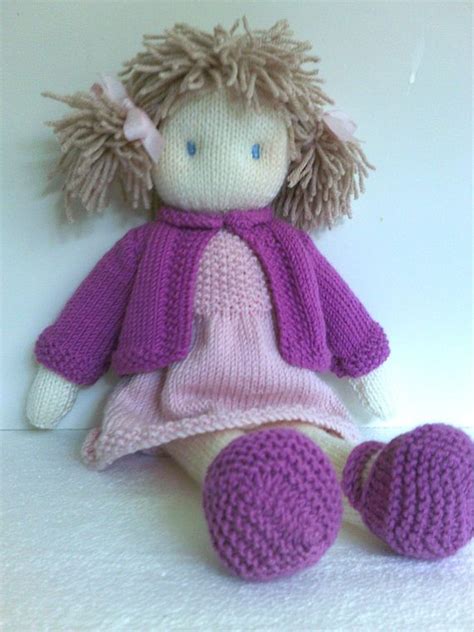 Doll Knitting Pattern Instant Download Pdf Etsy Uk Knitted Dolls
