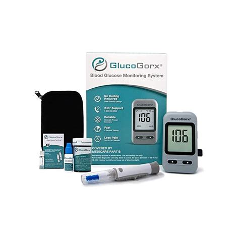 Buy Glucogorx Blood Glucose Testing Kit Blood Test Strips