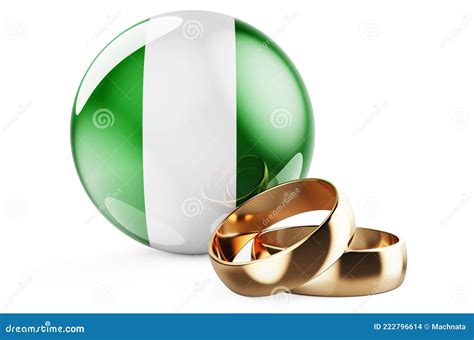 Nigerian Couple In Colorful Traditional Apparel Vector Flat