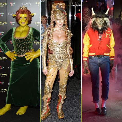 heidi klum s halloween costumes over the years photos life and style