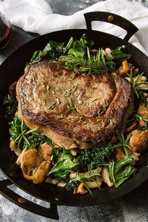 This Epic Rib Eye Steak Is The Perfect One Pan Dinner Juicy Beef