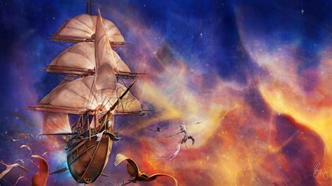 Wallpaper Treasure Planet Disney Ship Boat Science Fiction