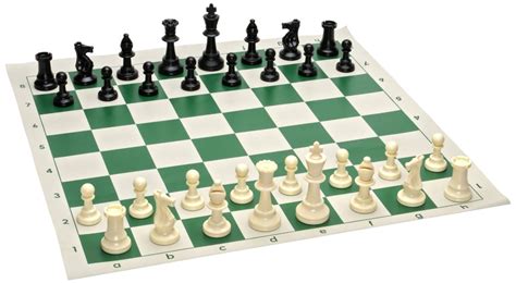 Tournament Chess Set 90 Plastic Filled Chess Pieces And