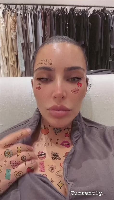 Kim Kardashian To Get A New Tattoo Model Surprises Fans As She Puts On