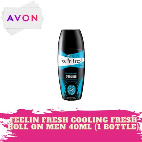 Avon Feelin Fresh Cooling Fresh Roll On For Men 40ml 1 Piece Daily