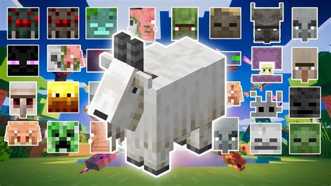 Goat Vs All Mobs Minecraft Youtube