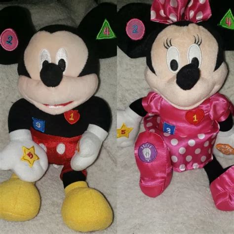 Disney Talking Mickey And Minnie Mouse Both Colors Shapes And Numbers