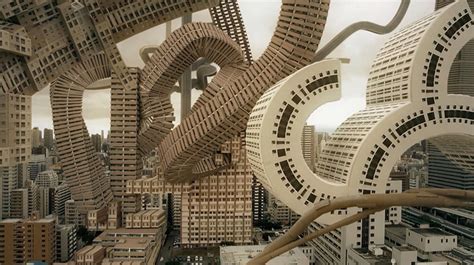 Osakas Skyline Transformed Into A Surreal Architectural