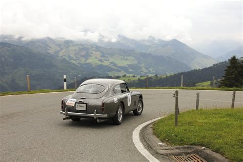 Aston Martin Mountain Landscape Road Vintage Old Car Car England