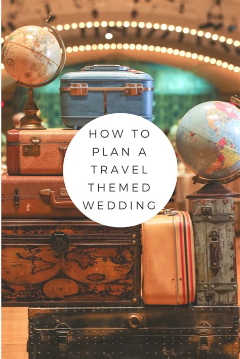 Travel Theme Wedding Ideas A Real Life Example Travel Theme Wedding Travel Party Theme