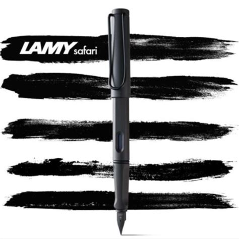 Lamy Safari Charcoal Fountain Pen Umbramatt Black Authentic
