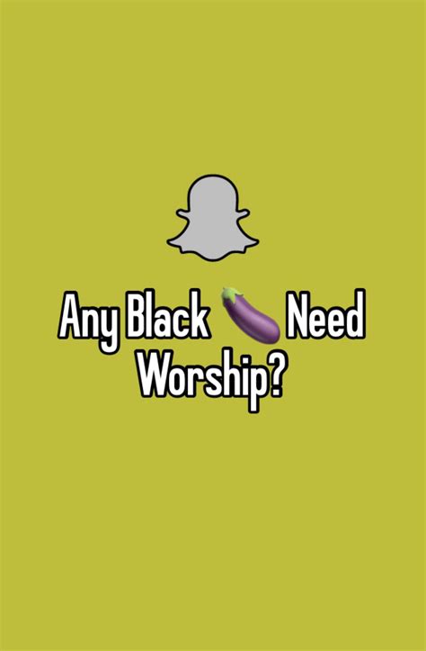 Any Big Black Cocks Need Worshiping S👻 Rblackcocksluts