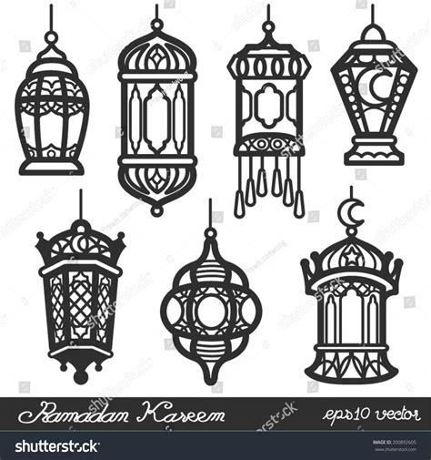 Ramadan Lanterns Silhouette Images Stock Photos And Vectors Shutterstock