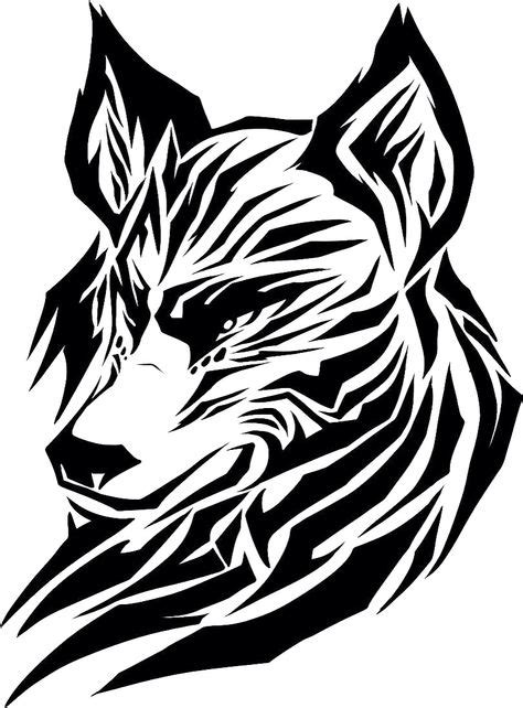 31 Sketches Tribals And Icons Of Wolves Ideas Sketches Wolf Wolf