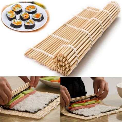 Buy Sushi Rolling Roller Bamboo Diy Sushi Mat Rice