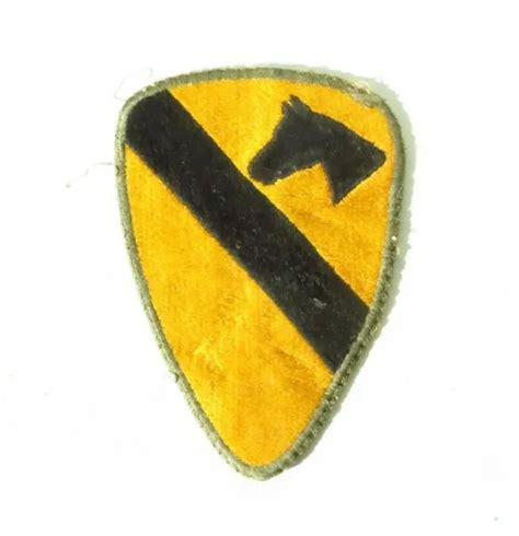 Wwii Ww2 Patch First 1st Cavalry Division Cav Shoulder Insignia Od