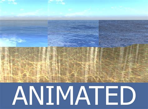 Ocean 3d 3d Model Animated Cgtrader
