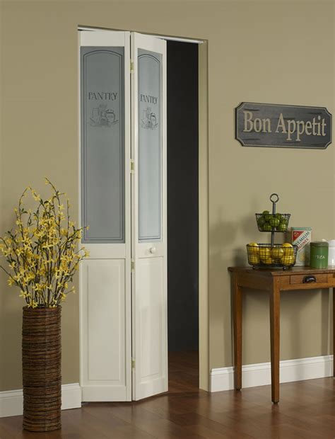 Frosted Glass Bifold Pantry Doors Glass Designs