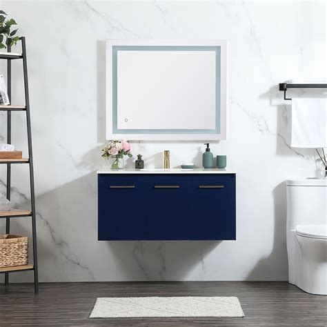 Wholesale China Washroom Blue Bathroom Vanity Cabinets 36 Inch China Bathroom Cabinets And