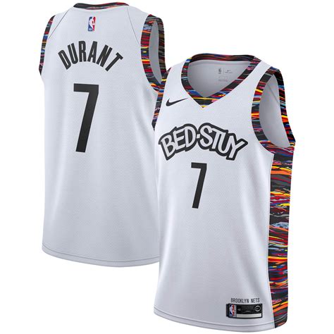 Shop kevin durant nets jerseys & more. Men's Brooklyn Nets Kevin Durant Nike White 2019/20 ...