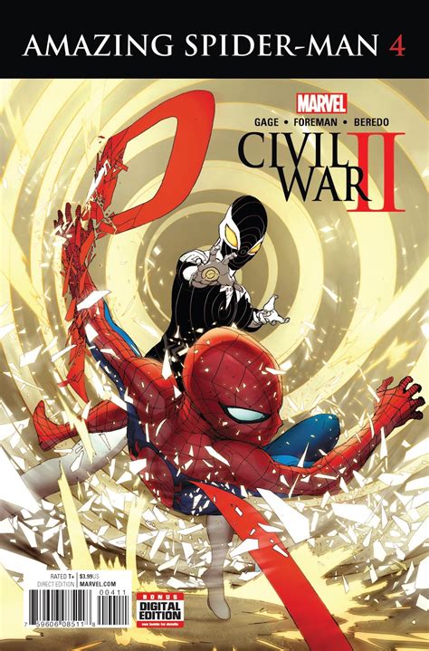 Weird Science Dc Comics Civil War Ii Amazing Spider Man 4 Review And