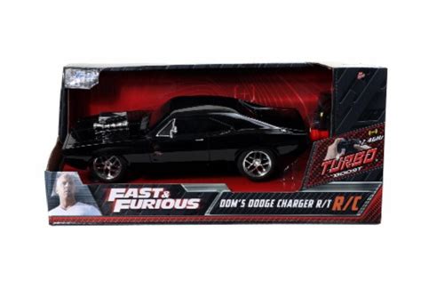Jada Toys Fast And Furious Doms Dodge Charge Rt Rc Vehicle 75 In