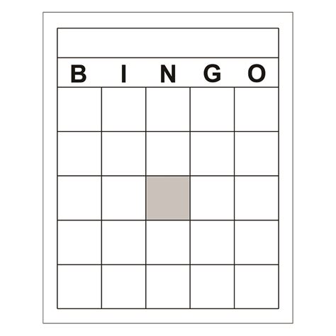 Top Notch Teacher Products Blank Bingo Cards